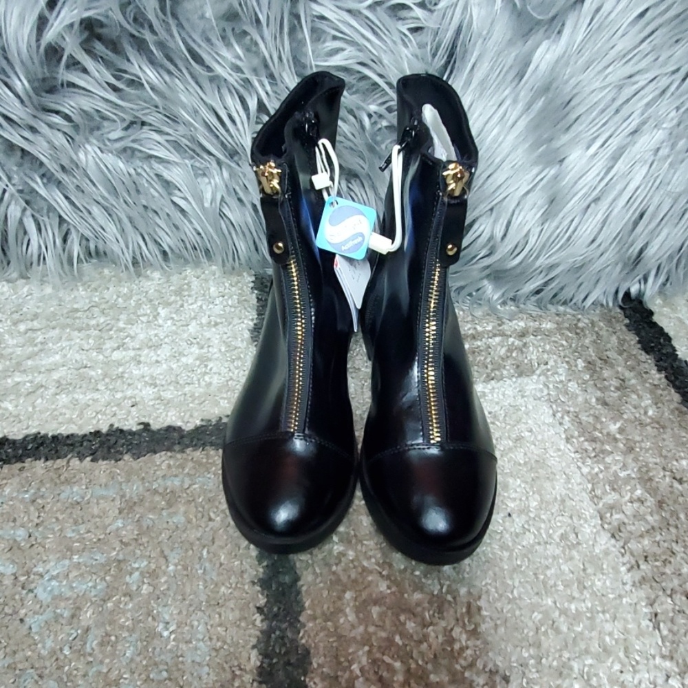 Zara kids (girls) black ankle boots